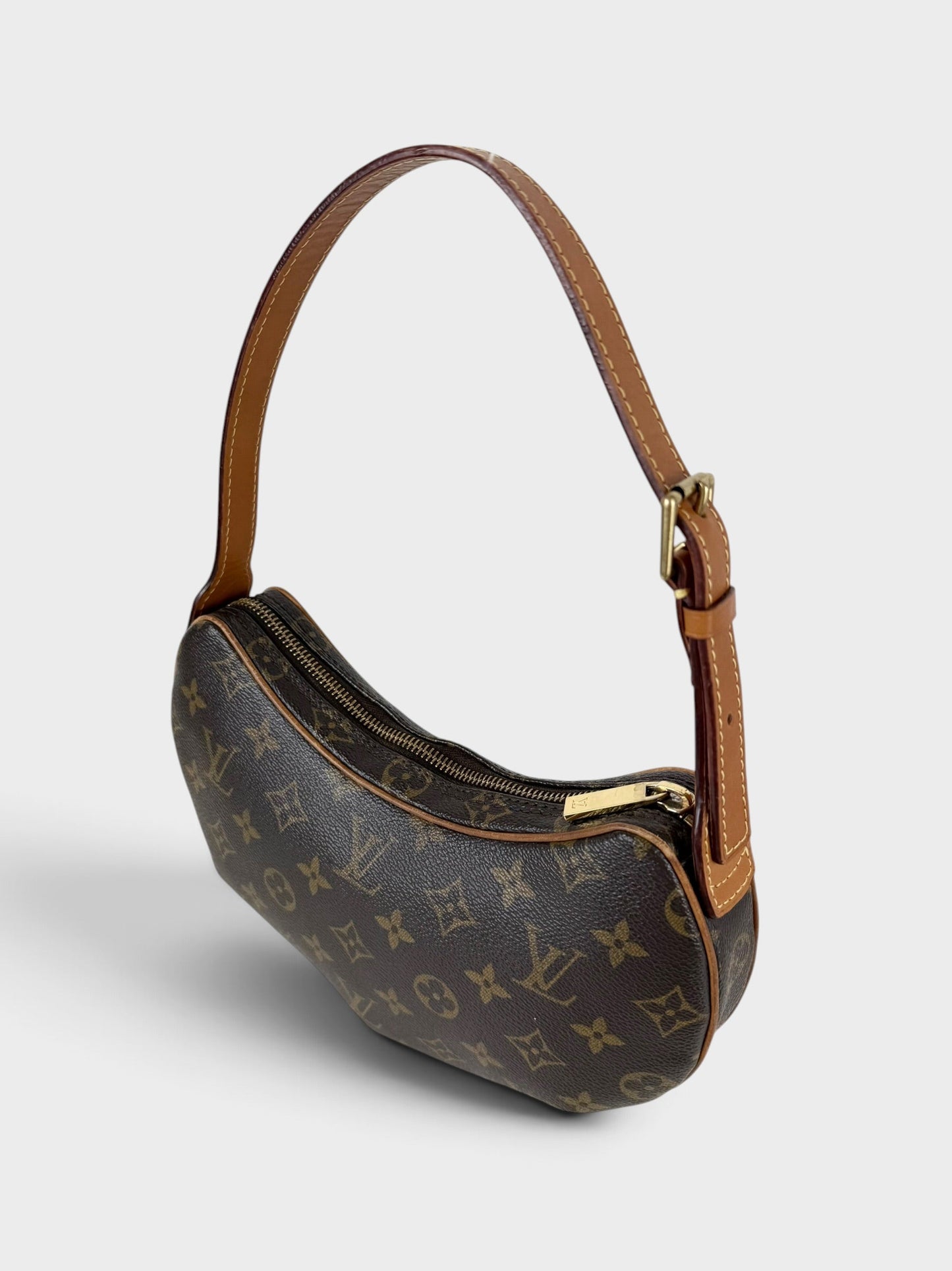 2002 Louis Vuitton Croissant PM Shoulder Bag | O/S, Brown