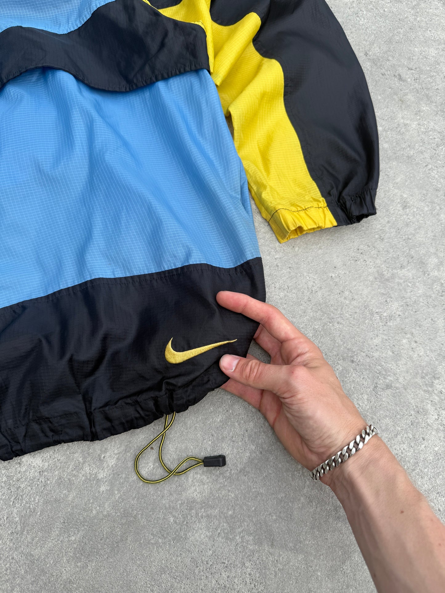 nike acg 1990s technical colour block packable lightweight jacket (l) | Default Title, Multicoloured