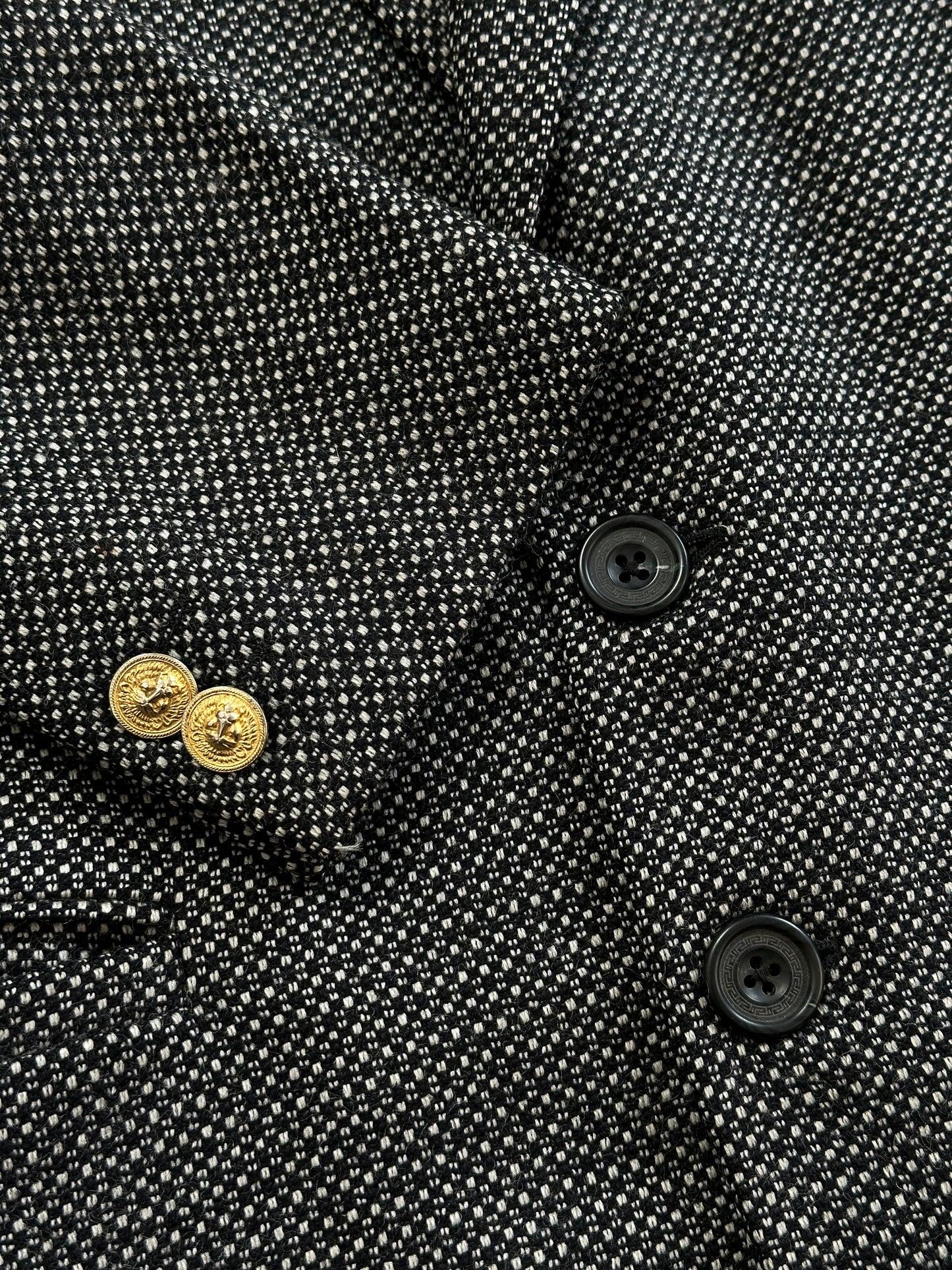 Gianni Versace Versus 90s Pure Wool Single Breasted Blazer - 40R/L