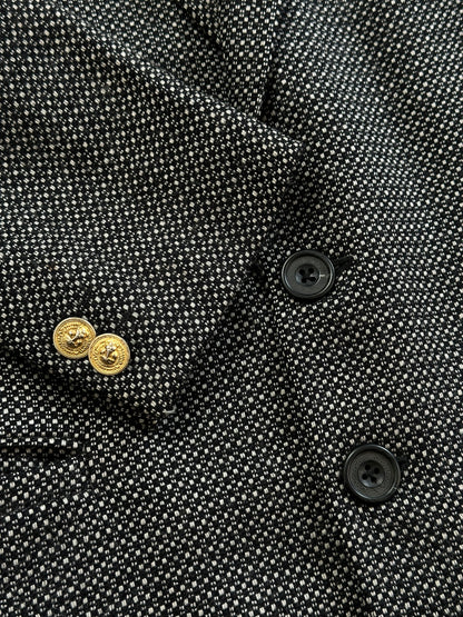 Gianni Versace Versus 90s Pure Wool Single Breasted Blazer - 40R/L