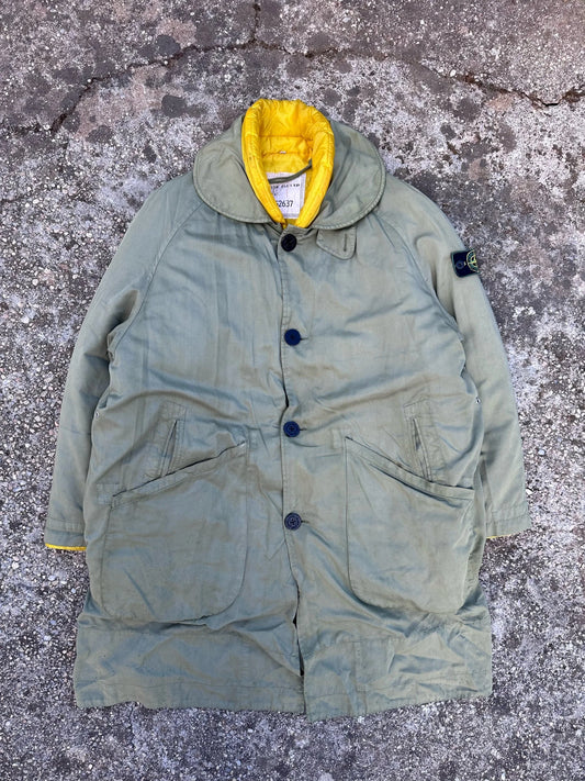 A/W 1985 Raso Gommato Dual Layer Trench Coat