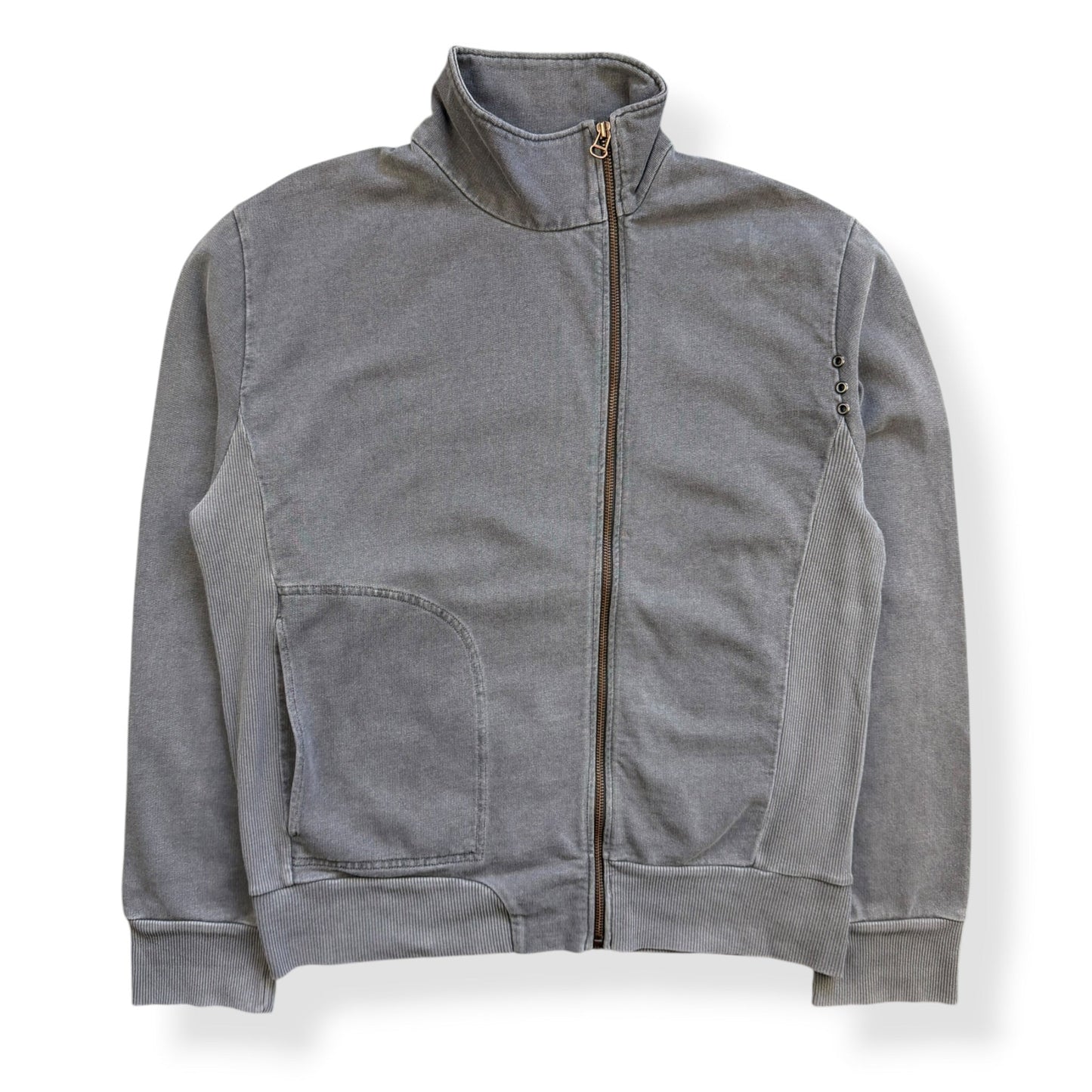 2000's Hugo Boss 'Orange' Off-centre Zip Jumper (L) | Large, Orange