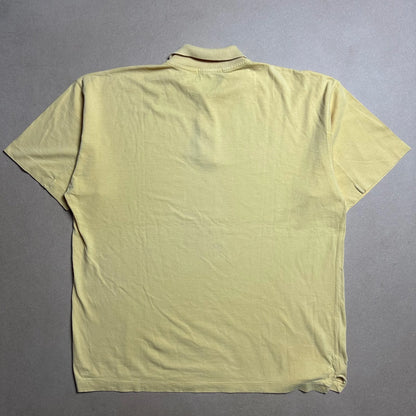 S/S 1993 Corn Yellow Marina Spell Out Polo Shirt