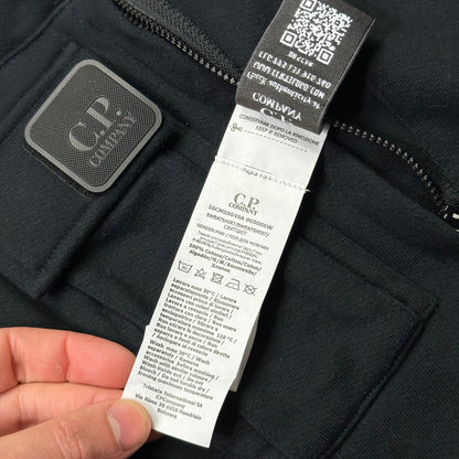 CP Company Metropolis Full-Zip Hoodie - S/M | Small, Black