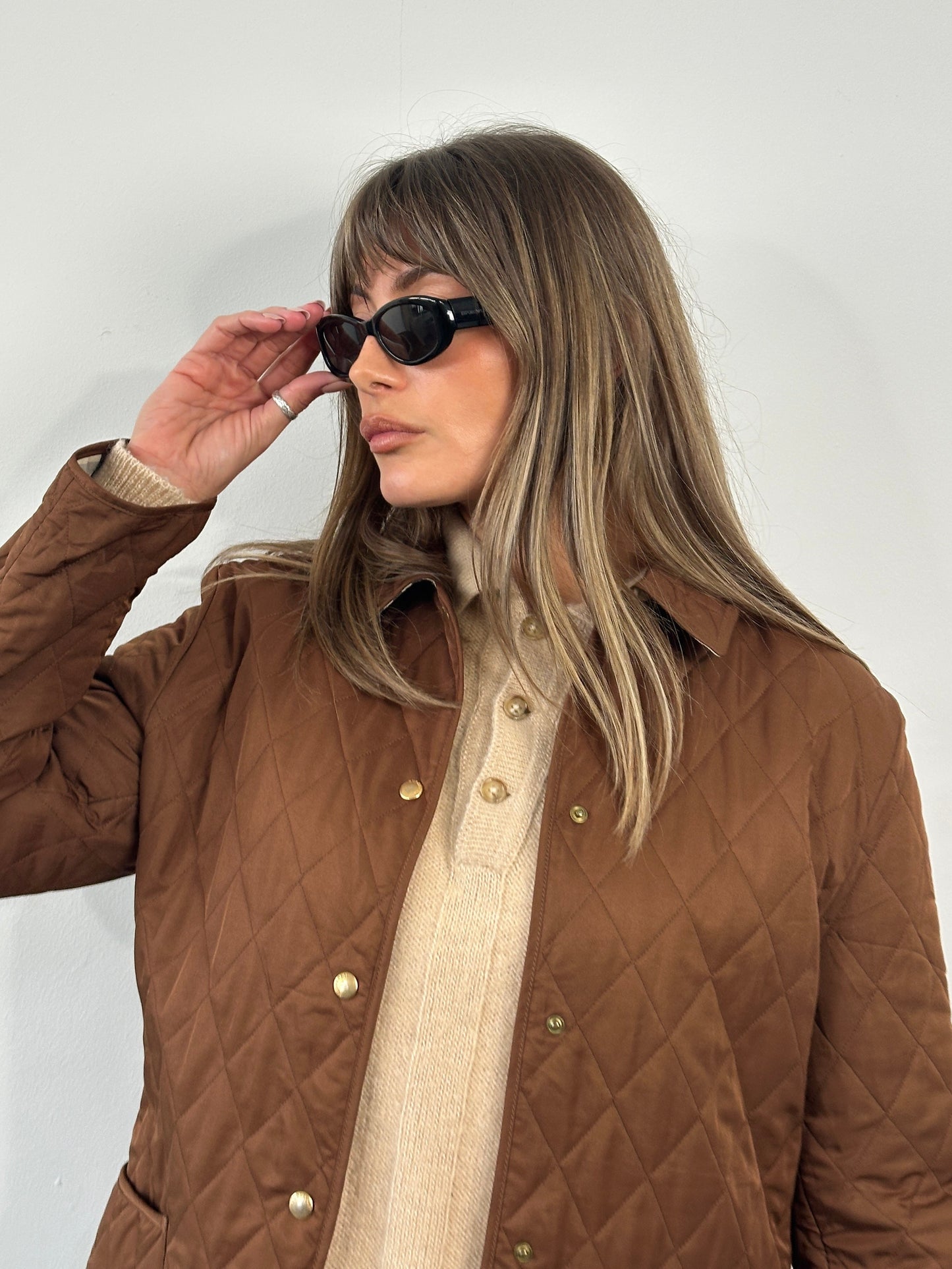 Burberry 2000s Quilted Nova Check Jacket - M