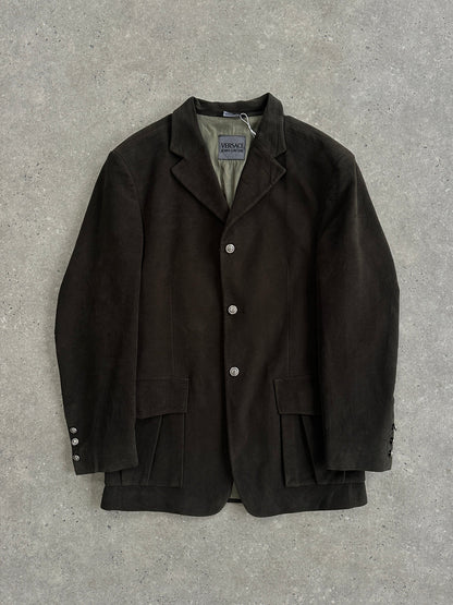 Versace Jeans Couture Pure Cotton Bespoke Medusa Button Blazer - 40R/L