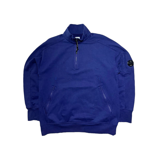 CP Company 1/4 Zip Pullover Jumper with Micro Lens