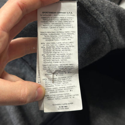 Stone Island AW14 Mélange Wool Poly Double Hood Jacket - L