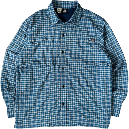 Nike ACG 00's Plaid Ventilated Shirt L | Large, Blue