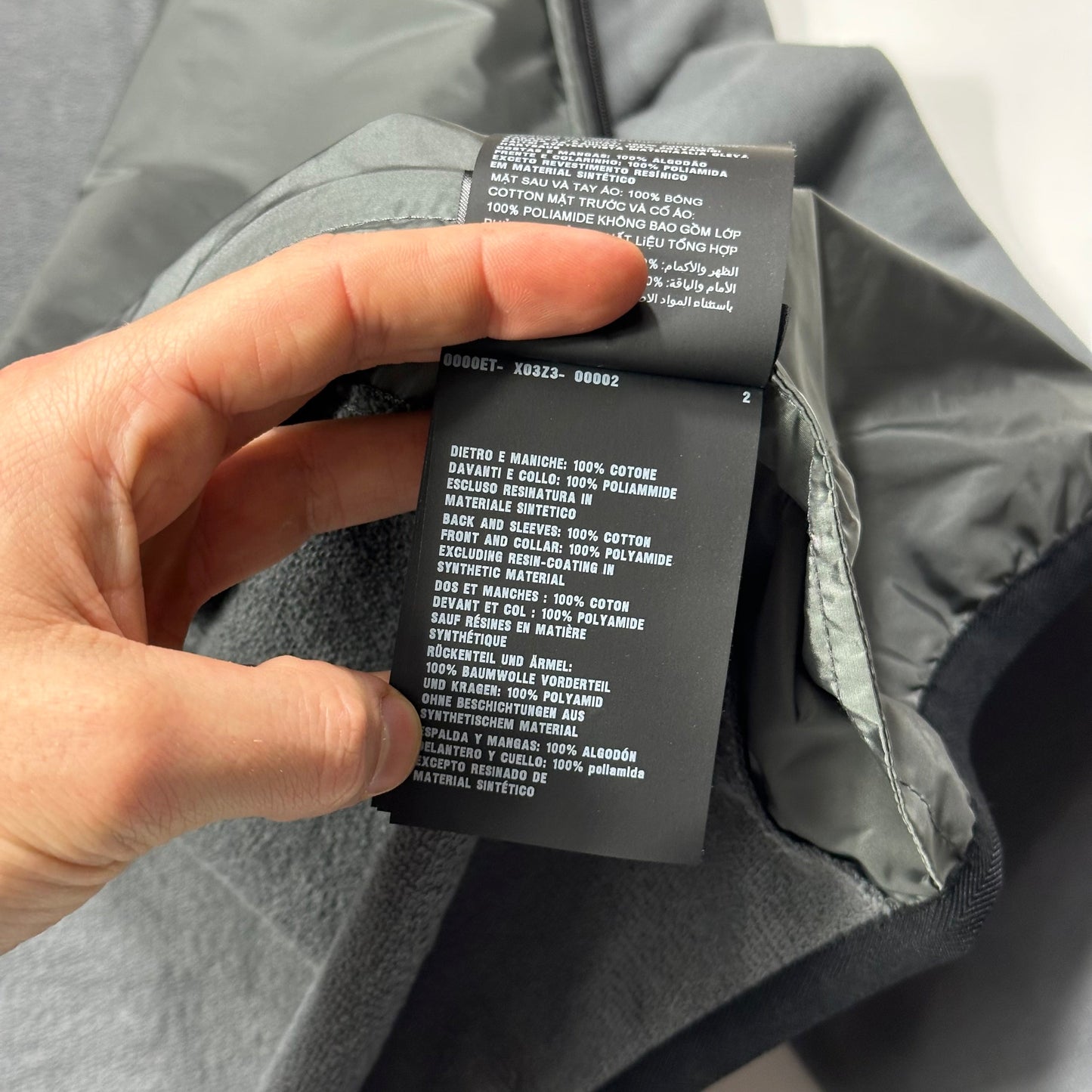 Prada 2019 Black Tab Nylon Panelled Track Jacket - M/L