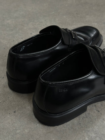 Pierre Cardin Leather Horsebit Loafers - UK 9