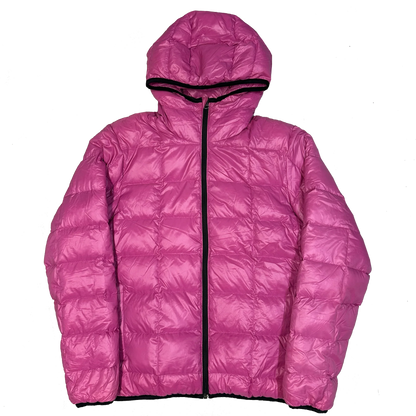 Camp 7 Square Stitch Puffer Jacket In Pink (L) | Camp 7, Pink