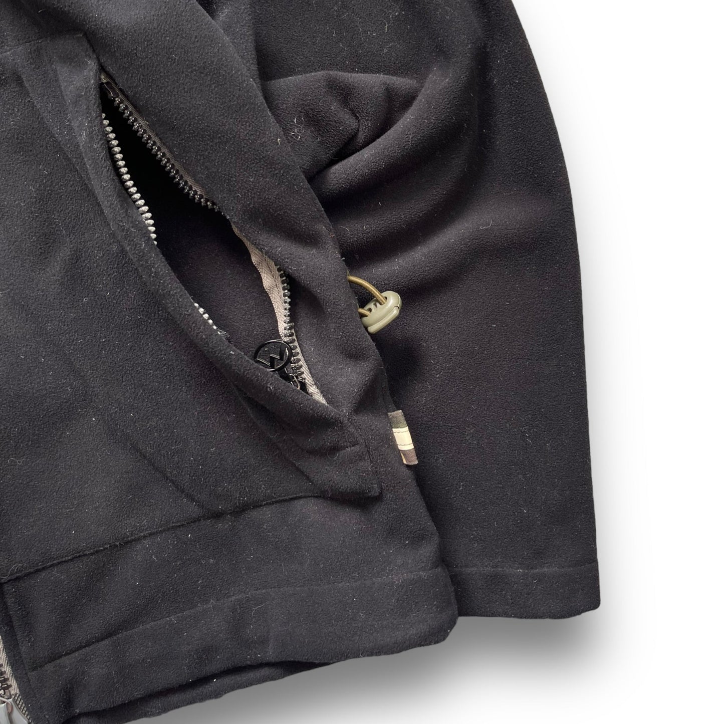 AW99/00 Maharishi Proline Hooded Fleece Jacket (S) | Default Title, Black