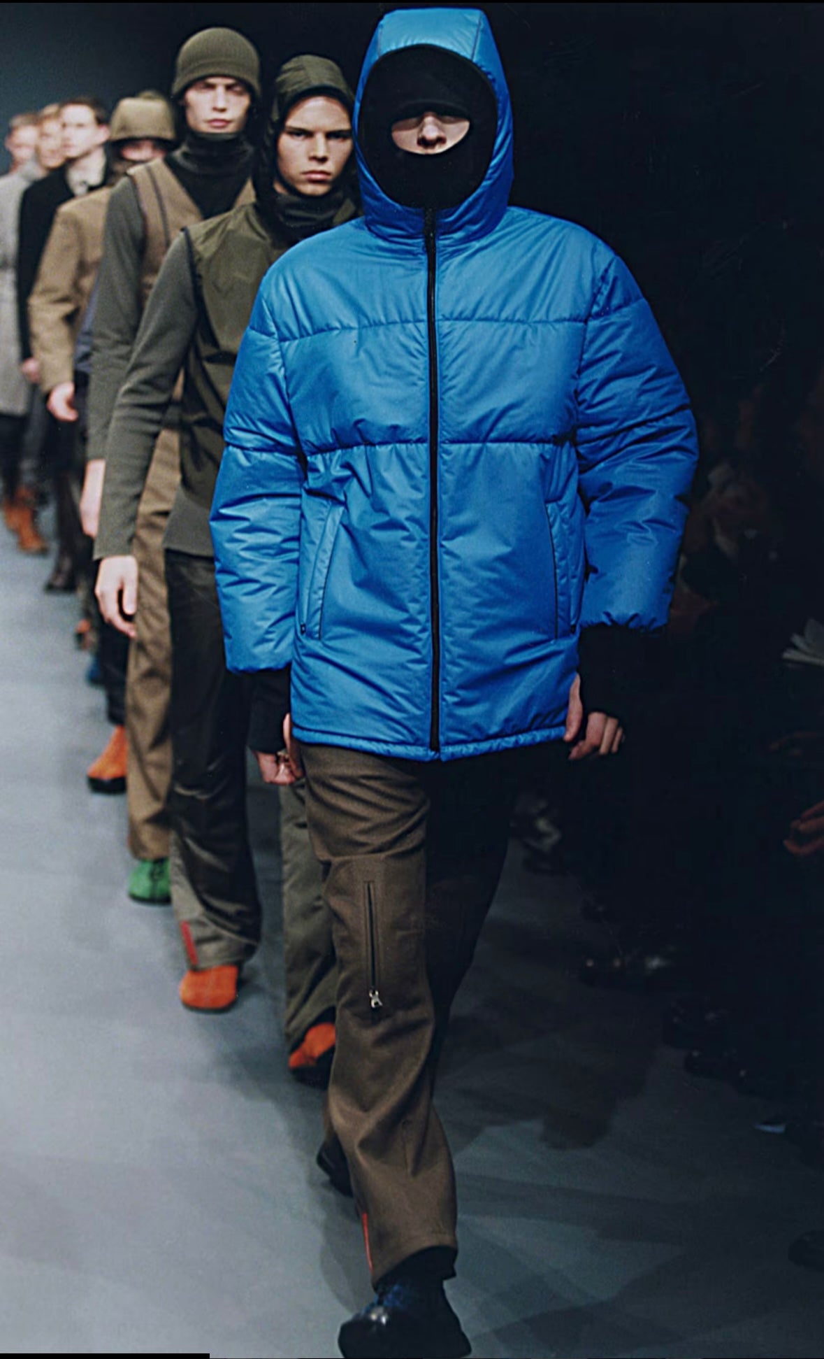 Prada Sport AW99 Hydrophobic Reversible Reflective Puffer Jacket - IT50 (L/XL) | Large, Multicoloured
