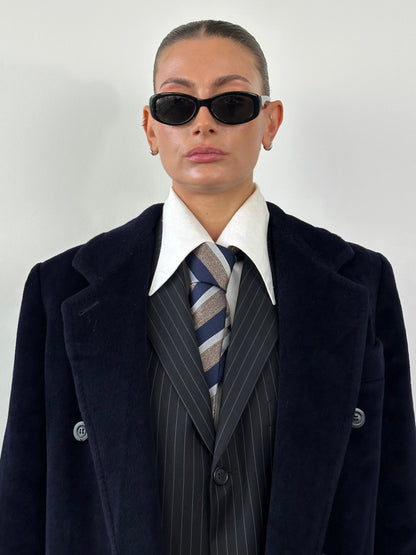 Max Mara Pure Wool Double Breasted Coat - M