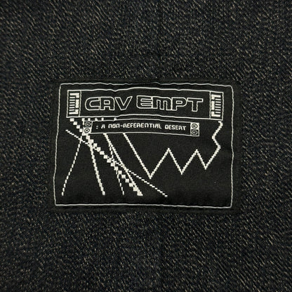 Cav Empt AW23 Black Heather Denim Boxy Jacket - L