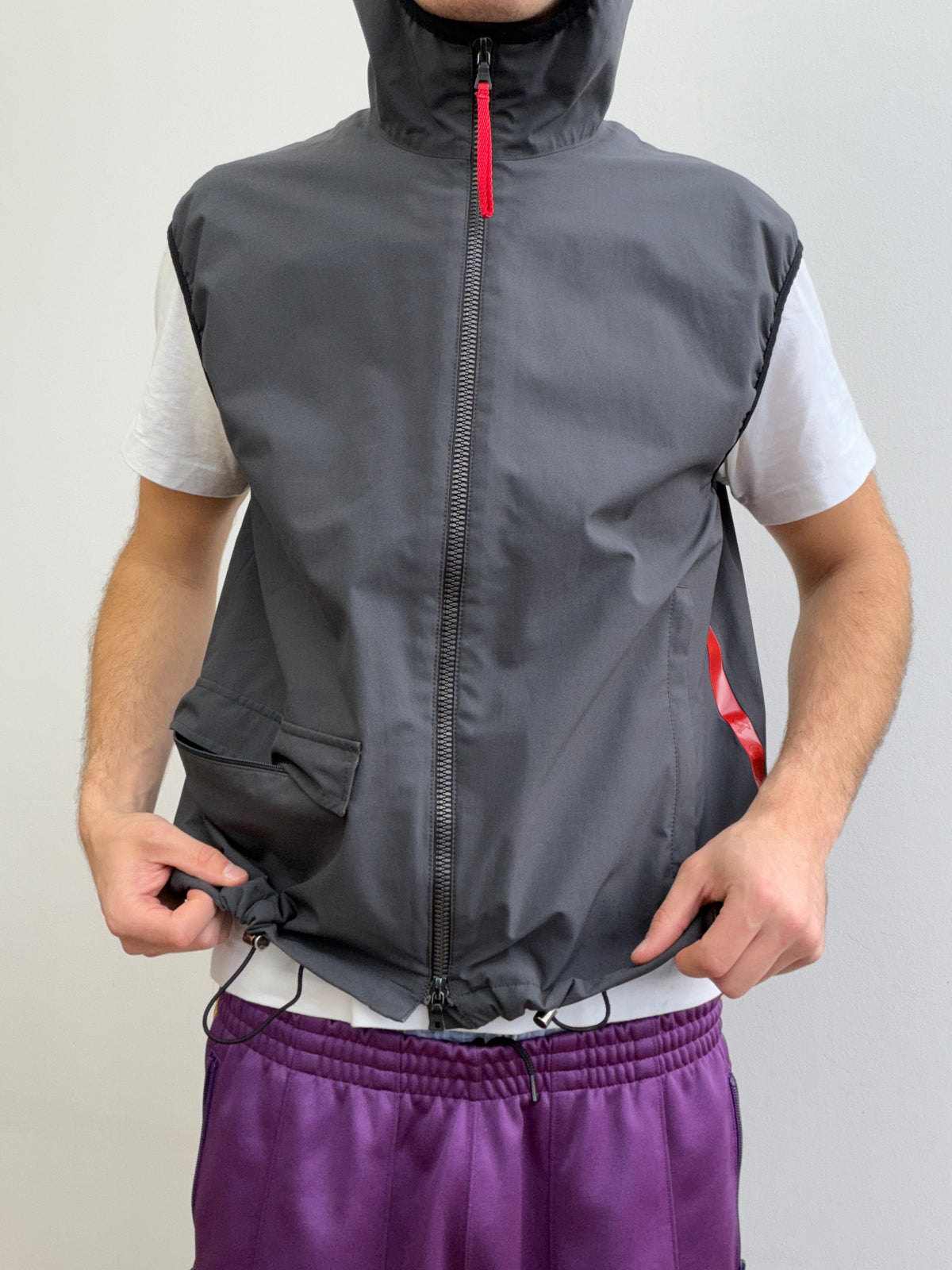 Prada SS99 Vest | O/S, Grey