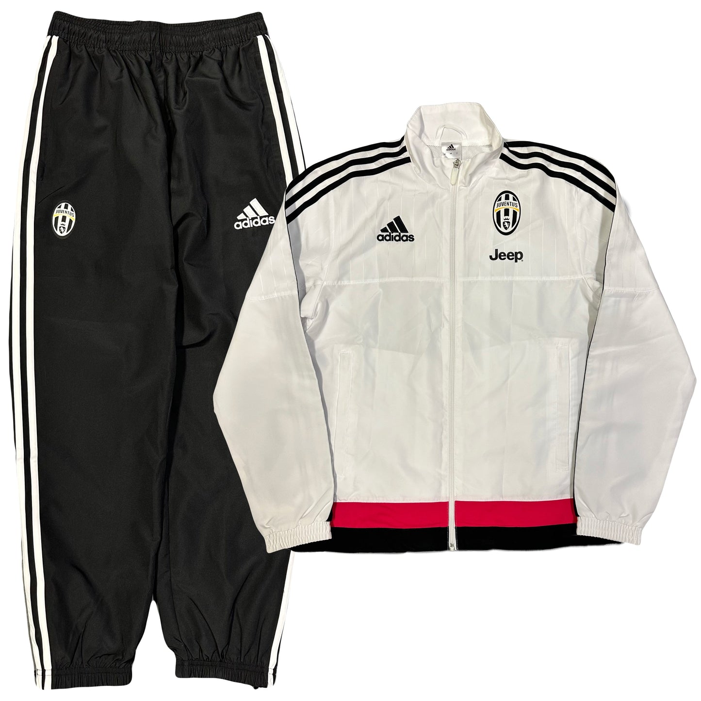 Nike Juventus 2015/16 Tracksuit In White & Black ( S )