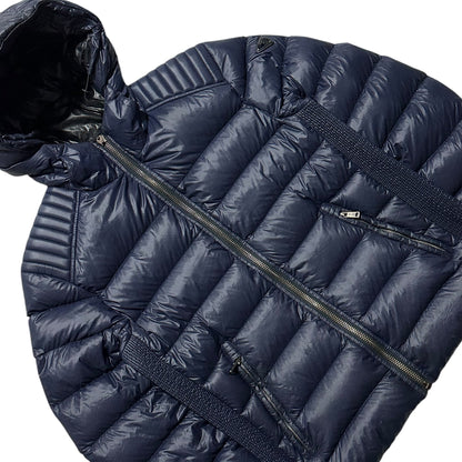 Prada Milan Tab Biker Down Jacket