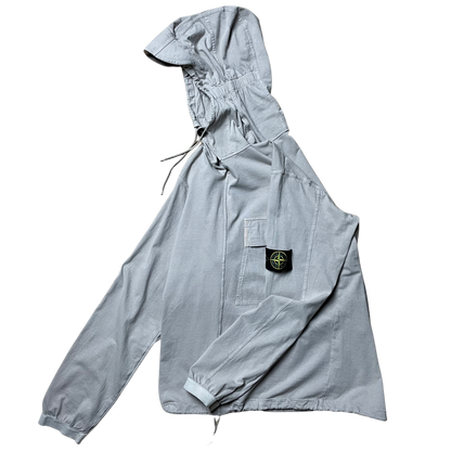 S/S 2008 Cloud Grey Triple Cotton Sniper Hood Single Pocket Pullover Hoodie