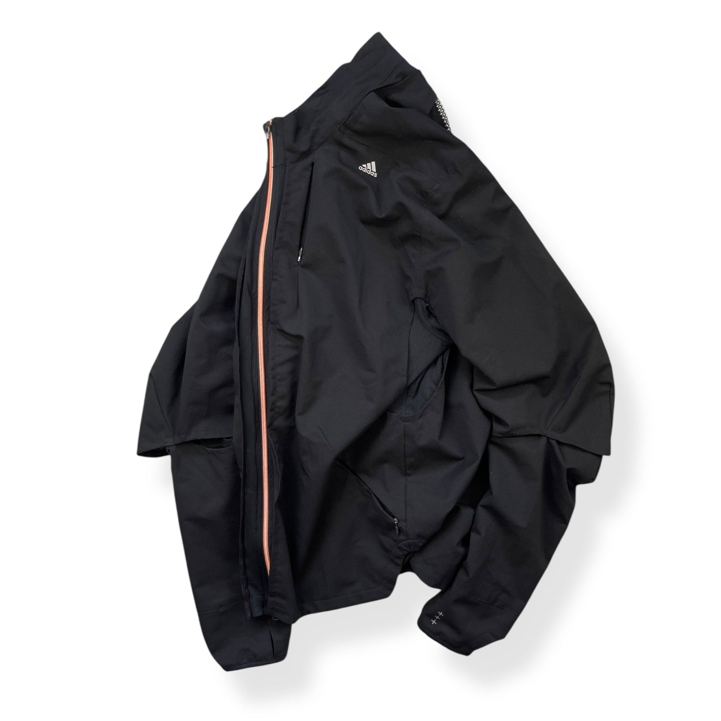 2003 Adidas Articulated Climacool Stash Pocket Jacket (L) | Default Title, Black