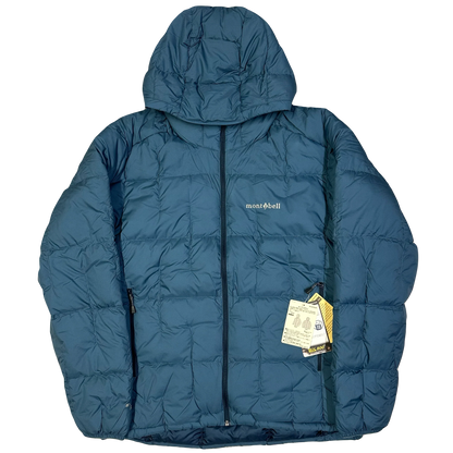 Montbell Puffer Jacket In Blue - Neige Down Parka ( L )