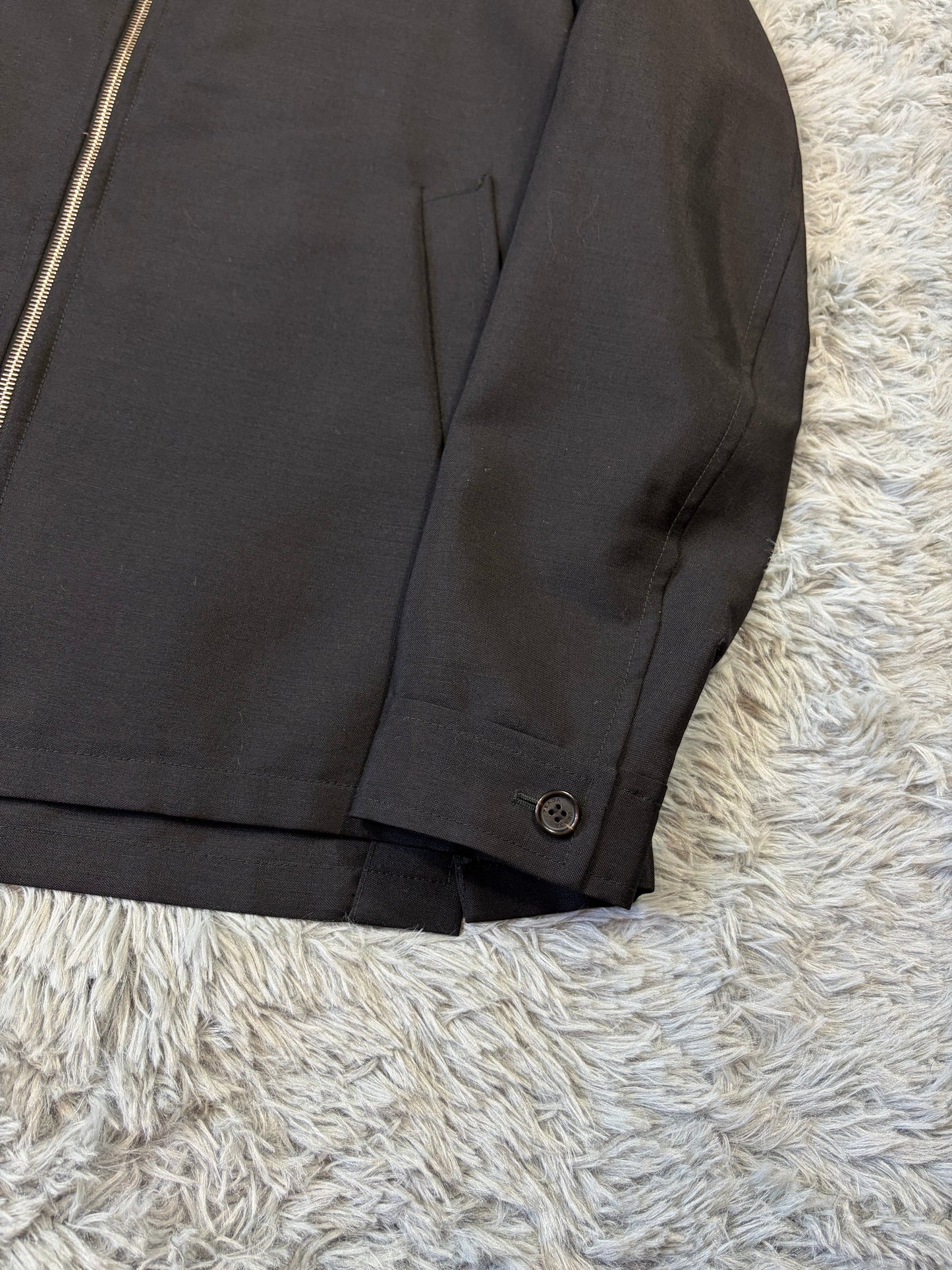 Prada Milano FW00 Mohair Blouson Jacket - M/L | O/S, Black