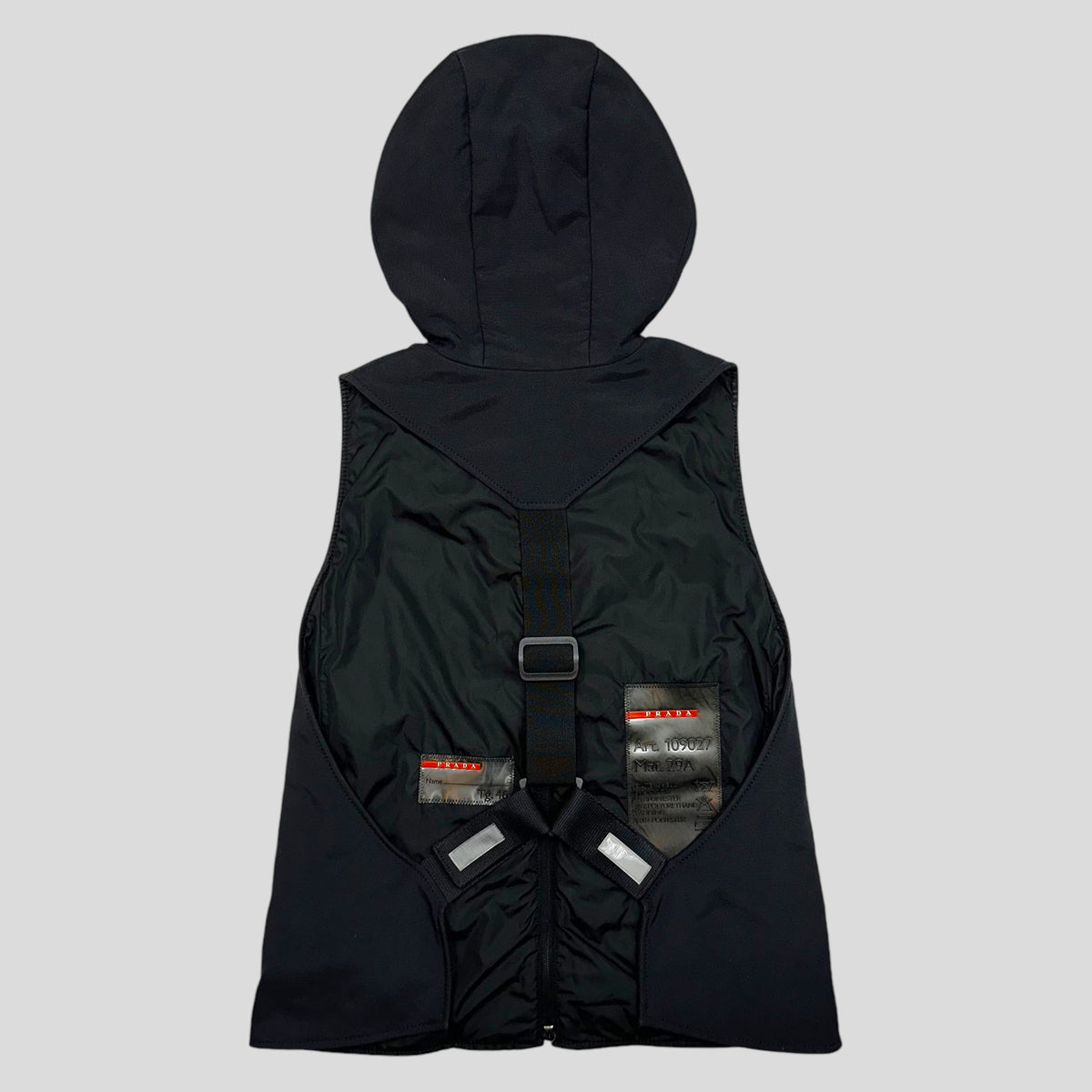 Prada Sport AW99 Technical Ninja Harness Vest - IT46 (M) | Medium, Black