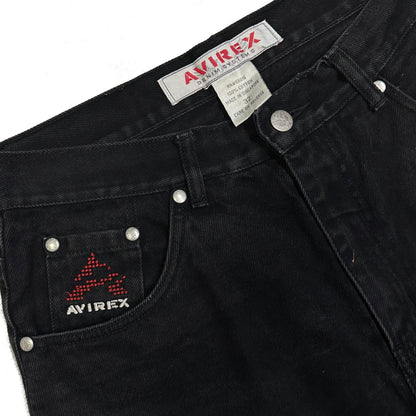 Avirex Jorts In Black ( W32 ) - Known Source