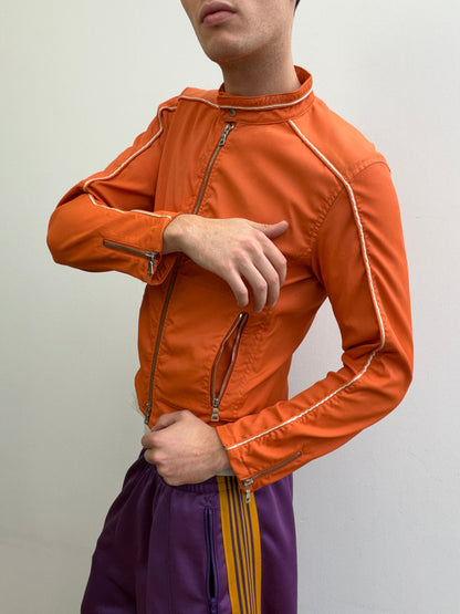 Prada Sport 00s Nylon Biker Jacket | Small, Red
