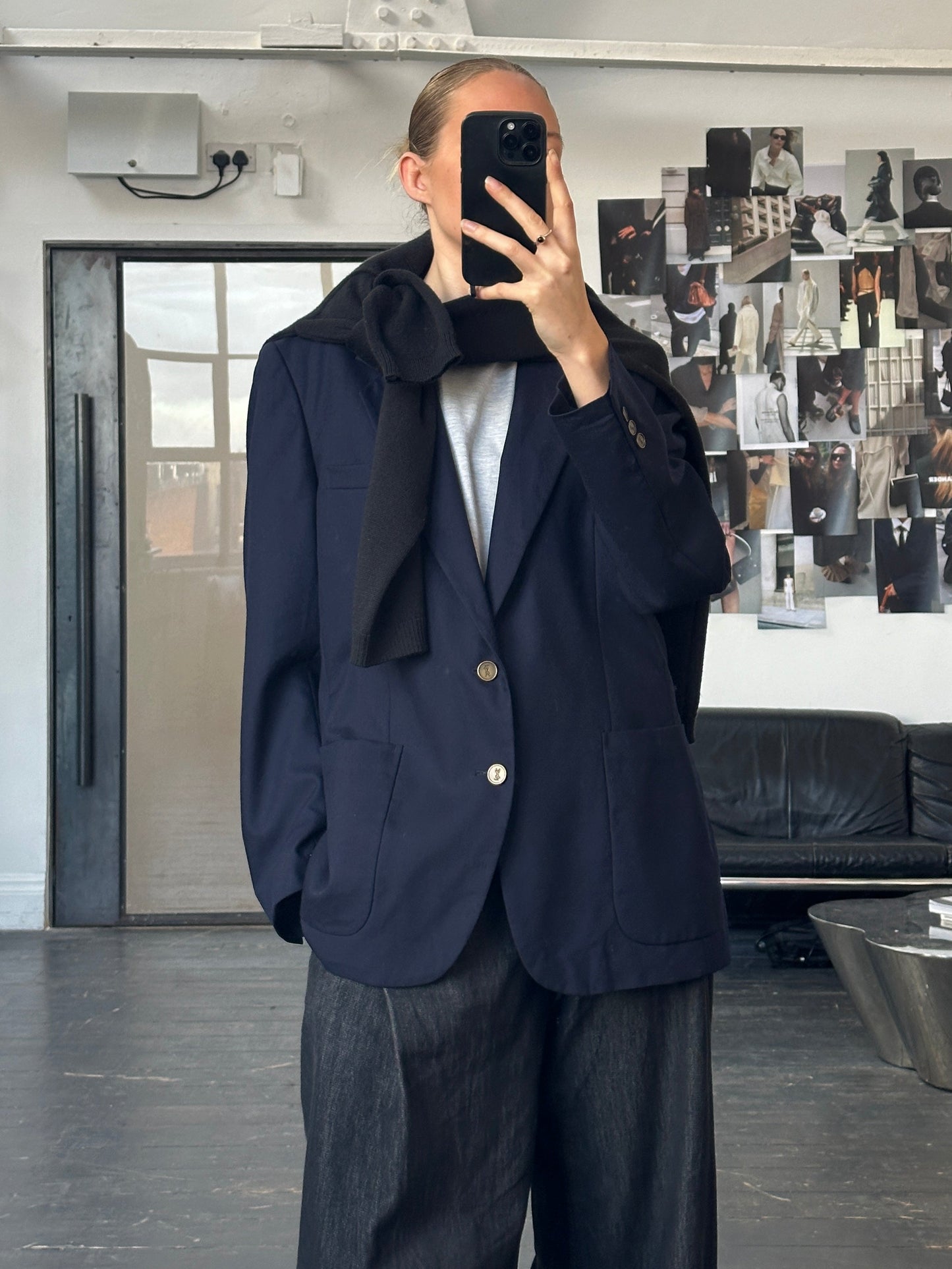 Yves Saint Laurent Menswear 1990s Pure Wool Bespoke Button Blazer - 42R/L