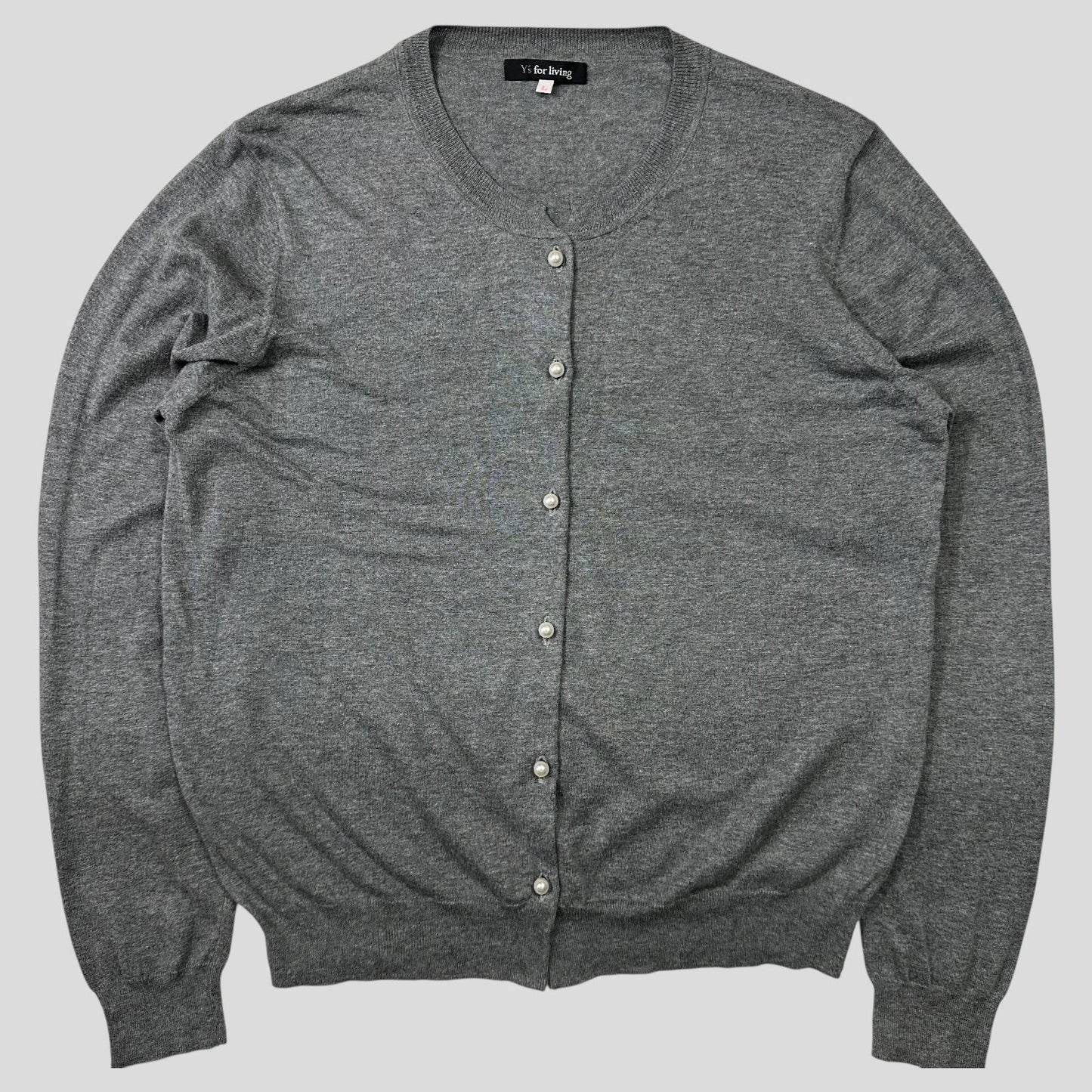 Y’s by Yohji Yamamoto Pearl Button Cardigan - S/M