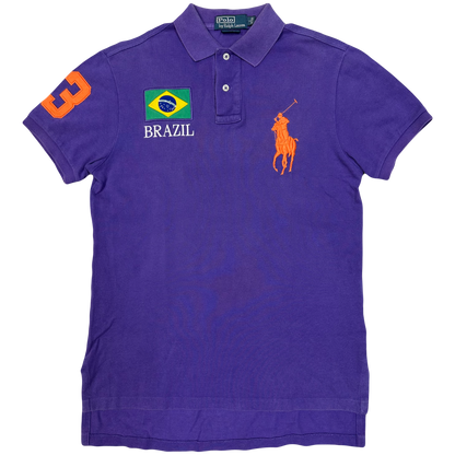 Ralph Lauren Brazil Polo In Purple ( S )