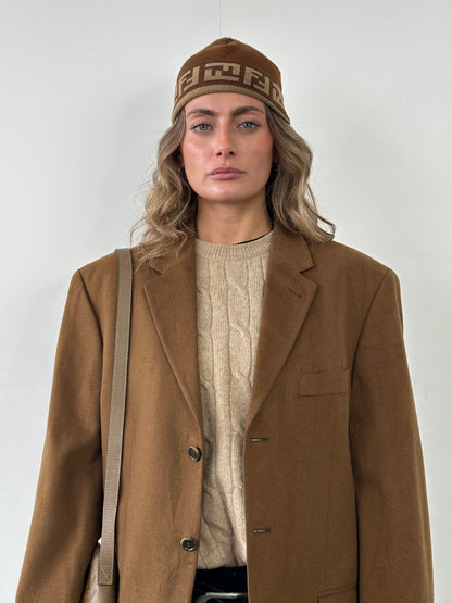 Vintage Pure Cashmere Single Breasted Blazer - XL/XXL