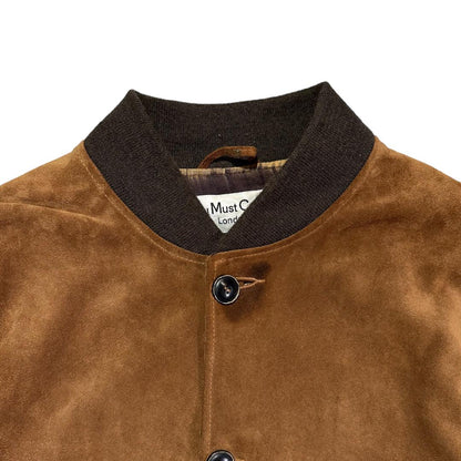 YMC Brown Suede Bomber Jacket