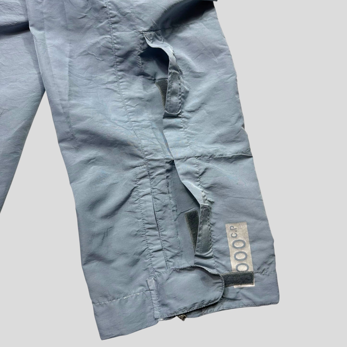 CP Company 2000 Baby Blue Millenium Nylon Stash Pocket Trousers - 34 | Default Title, Blue
