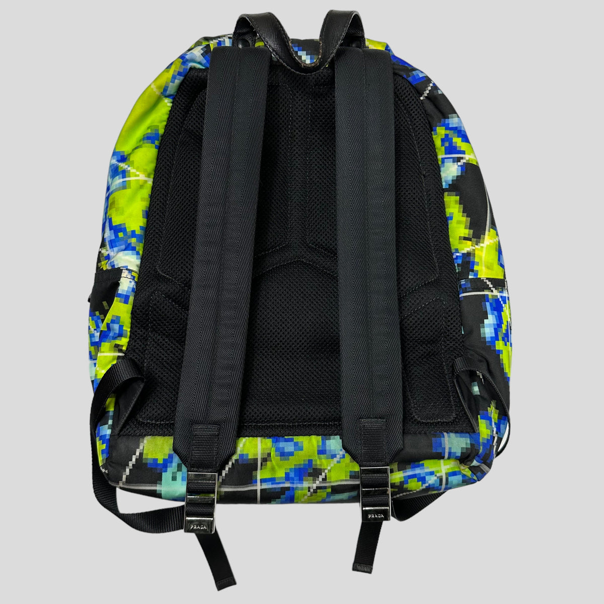 Prada SS17 Radar Nylon Tessuto Backpack + Dustbag & Cards | O/S, Red