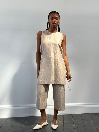 Max Mara ‘S Silk Layered Wide Leg Jumpsuit - S/M