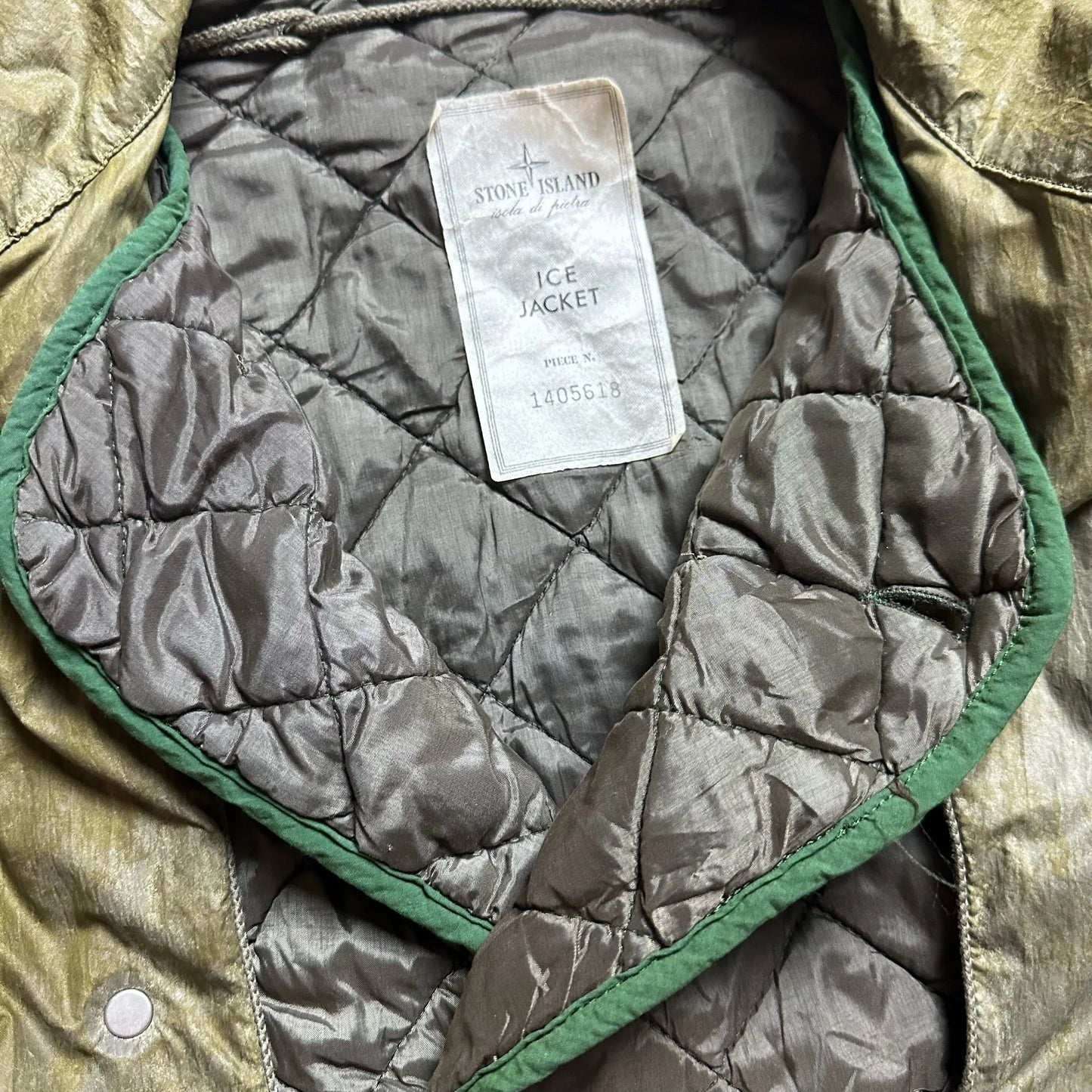 A/W 1989 Crocodile Green Ice Jacket