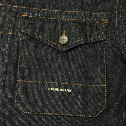 Stone Island 00’s Denims Logo Trucker Jacket - L/XL