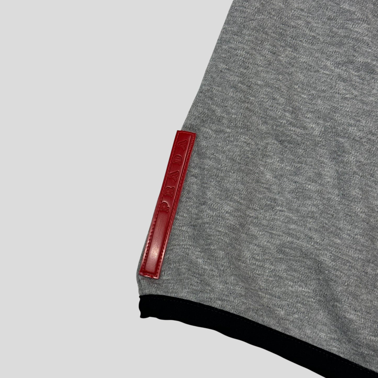 Prada Sport SS99 Dual Layer Mesh Lined Cropped Sport Vest - M | Default Title, Grey