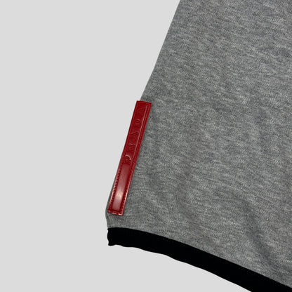 Prada Sport SS99 Dual Layer Mesh Lined Cropped Sport Vest - M | Default Title, Grey