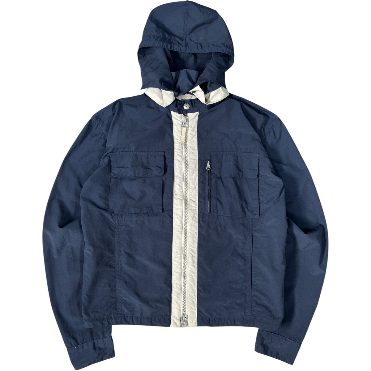 Armani Jeans 00’s Cropped Multipocket Jacket L | Large, Navy