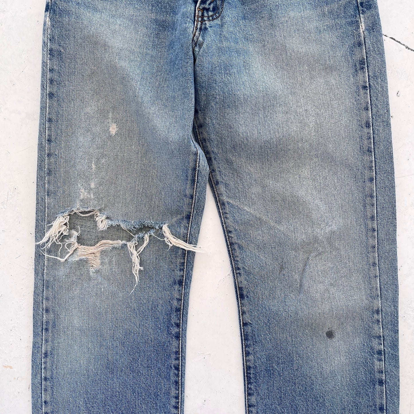 vintage 542 levis distressed jeans | Blue, Light Blue