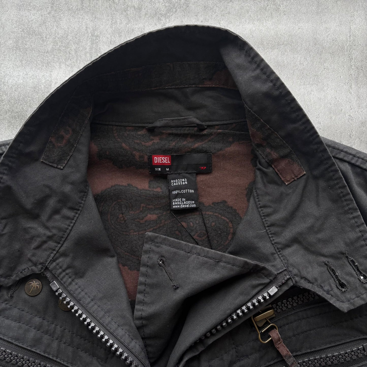 DIESEL UTILITY JACKET | O/S, Black