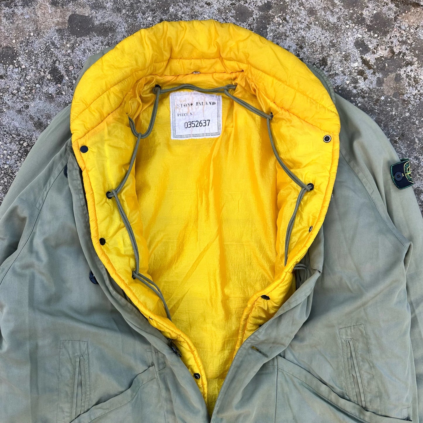 A/W 1985 Raso Gommato Dual Layer Trench Coat