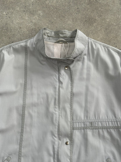 Vintage 2000s High Neck Bomber Jacket - XL