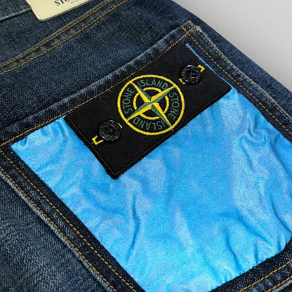 Stone Island AW/11 Reflective Patch Logo Jeans 32x32