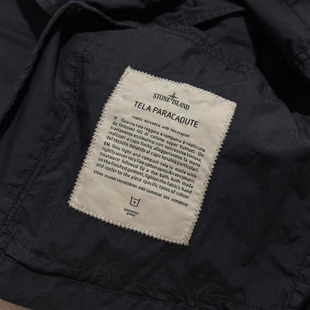 Stone Island Tela Parachute Jacket | Small, Navy