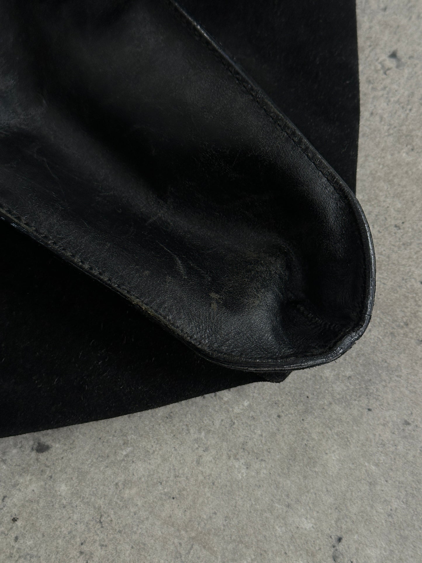 Gucci 1990s Tom Ford Suede Leather Hobo Shoulder Bag